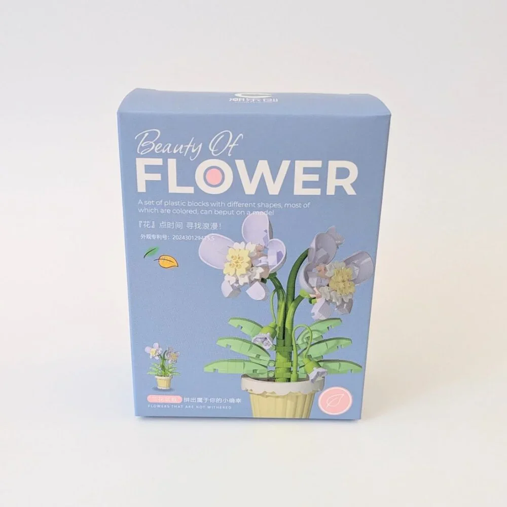 12 Boxes of Micro Building Block Flower Set