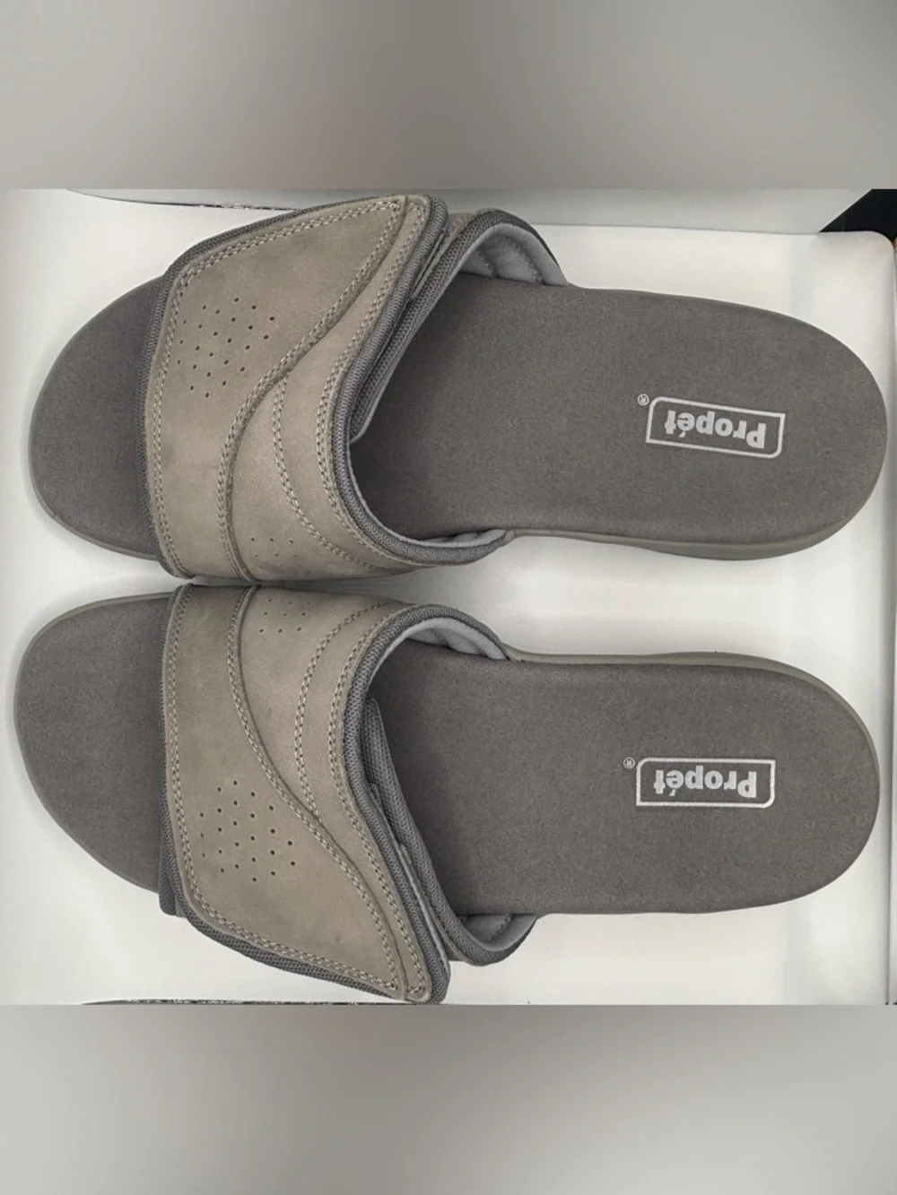 Propet Emerson Men's Leather Slide Sandals Size 9 NWB