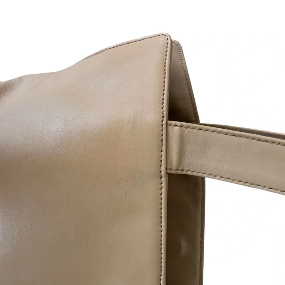 Chanel Shoulder Tote with COA — Yellowish-tan