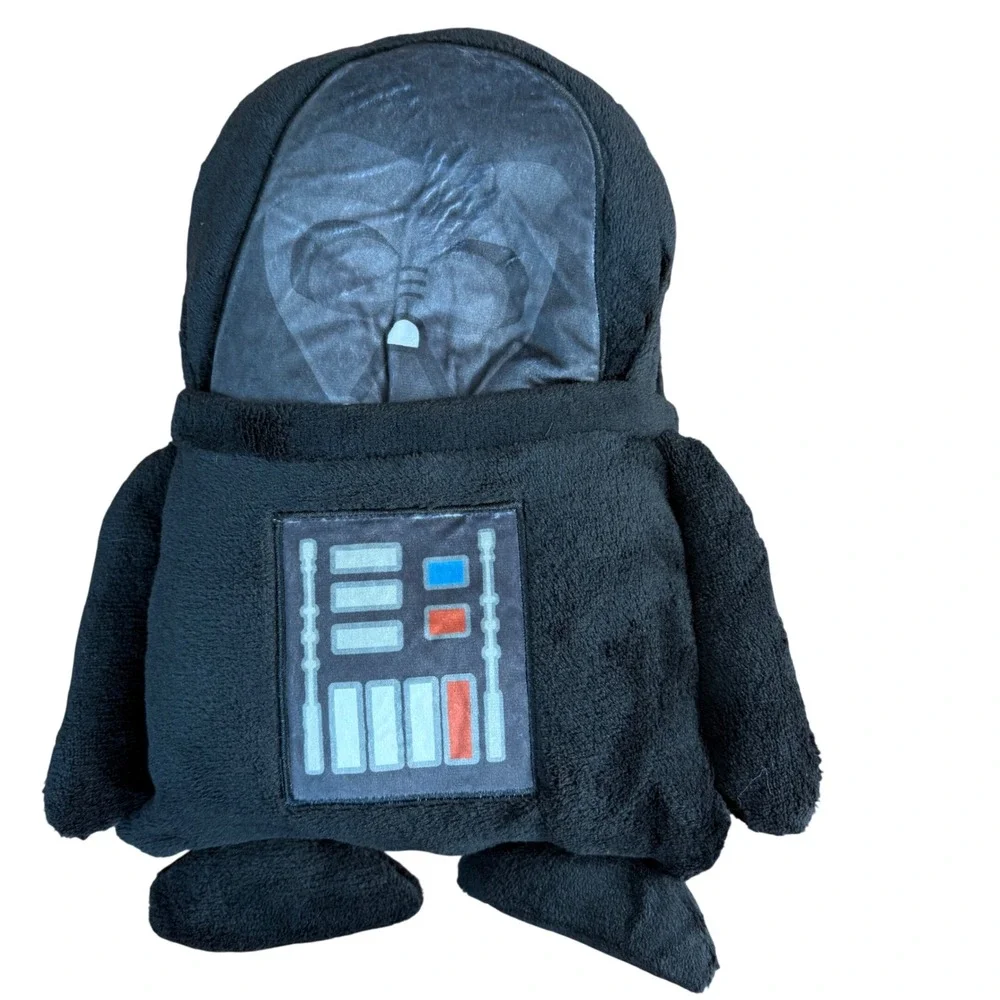 Disney Star Wars Darth Vader Plush‎ Character Toddler Blanket 30x40 New