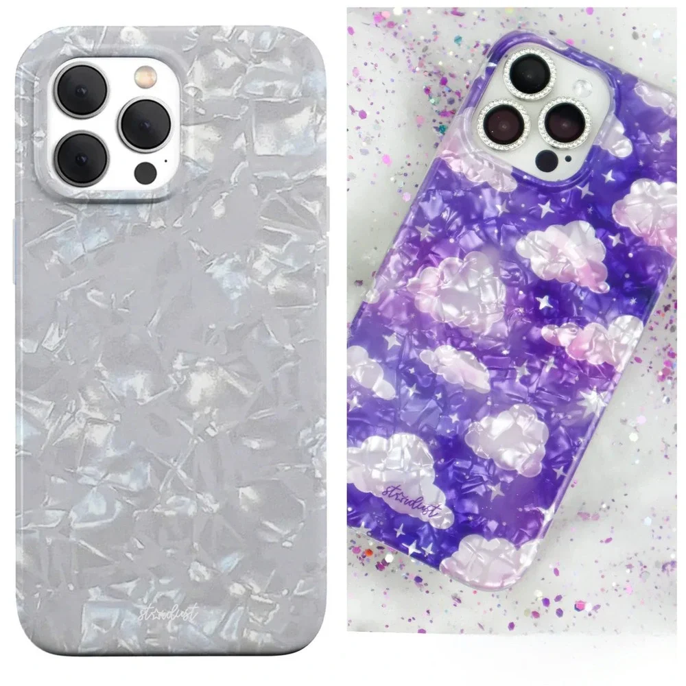 Stardust Bundle iPhone‎ 13 Pro Max Case MagSafe Frosted Pearl Amethyst Dreams