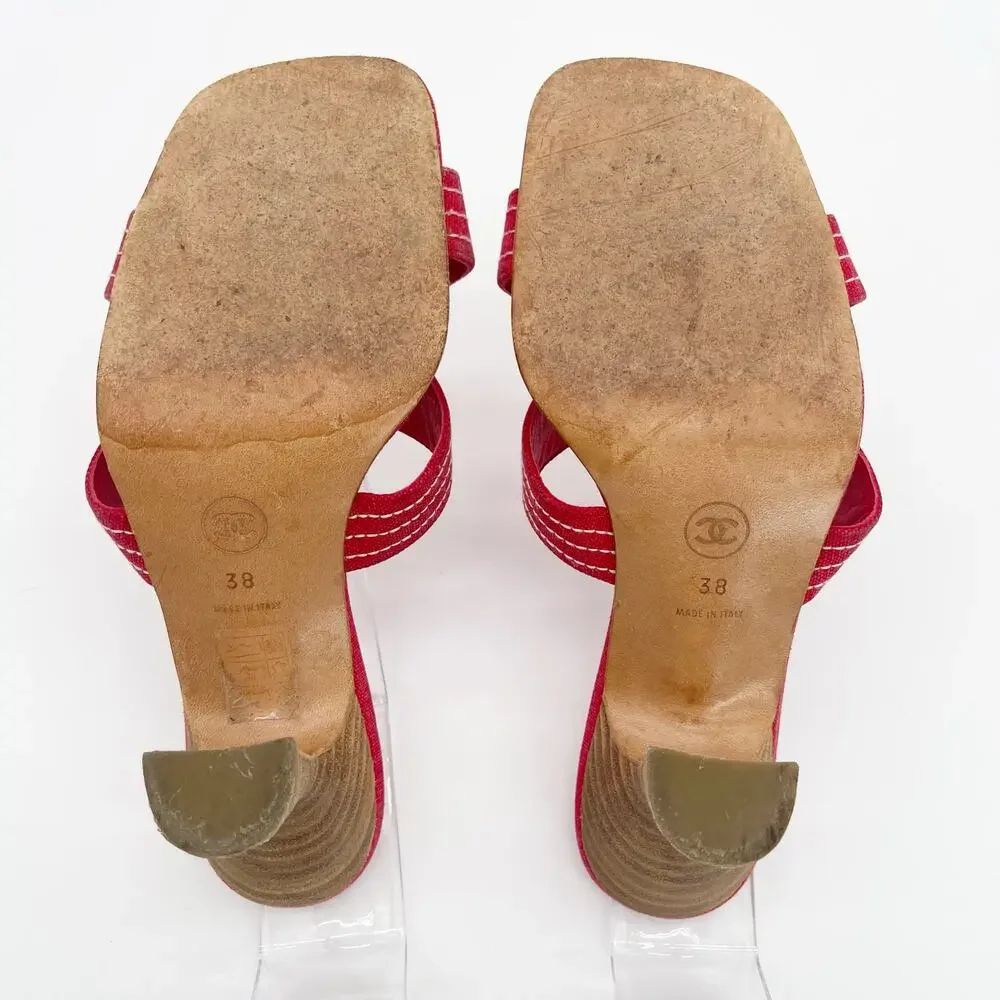CHANEL vintage red
