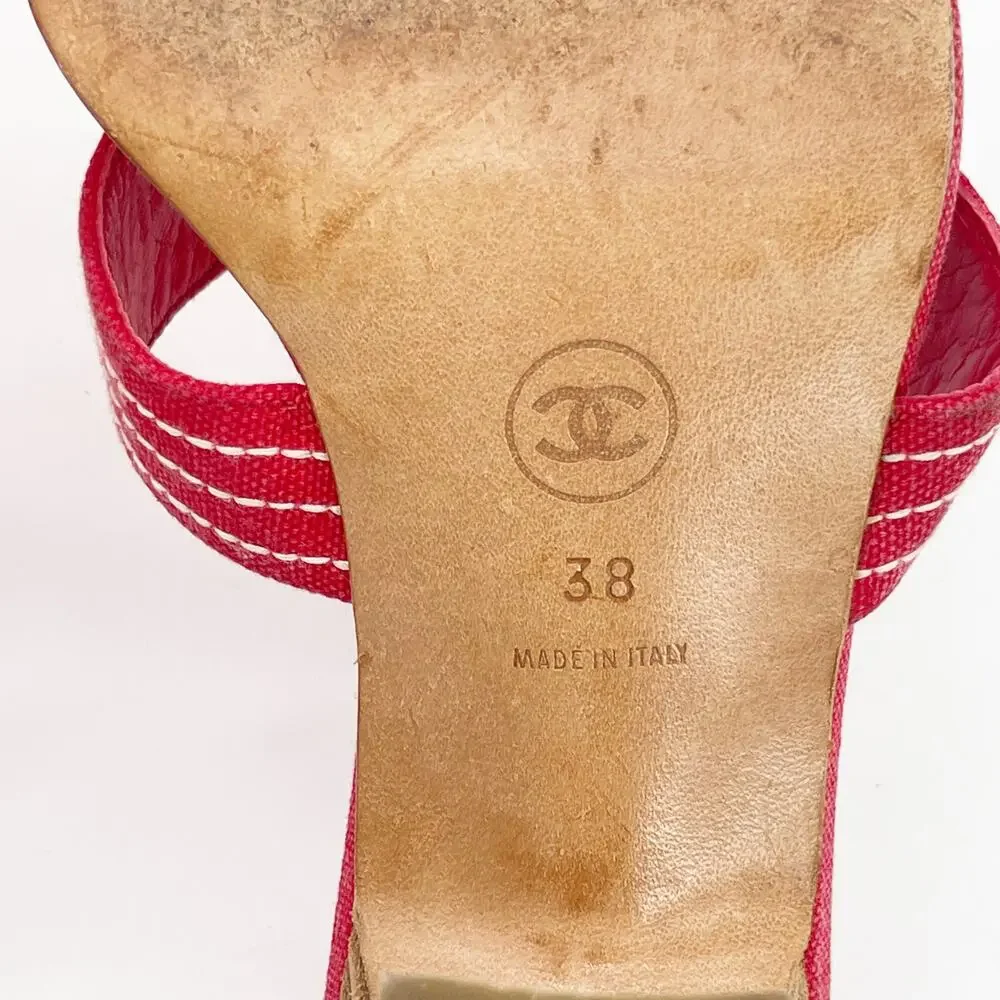 CHANEL vintage red
