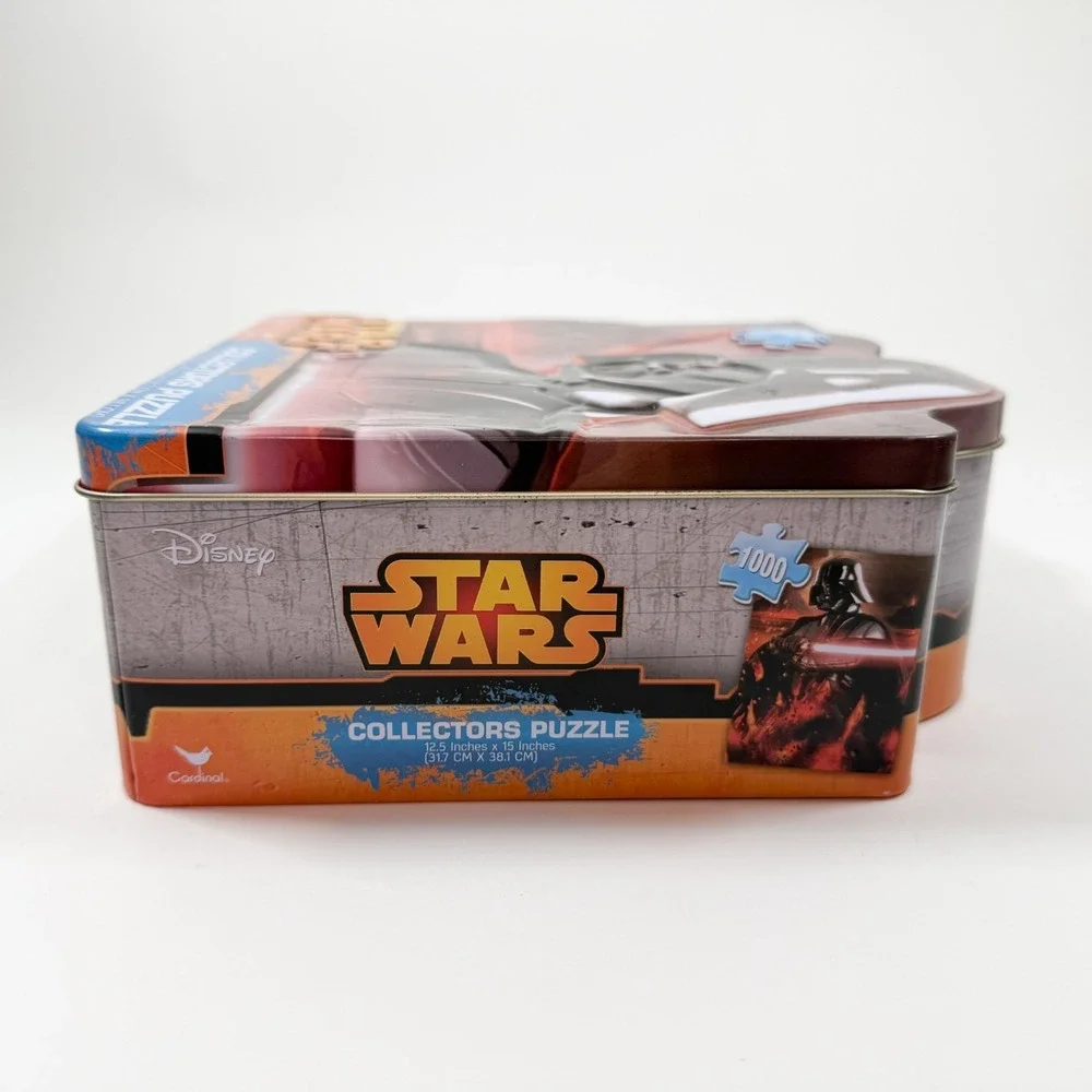 Star Wars Darth Vader Collectors Puzzle 1000 Piece Tin Cardinal Disney Complete