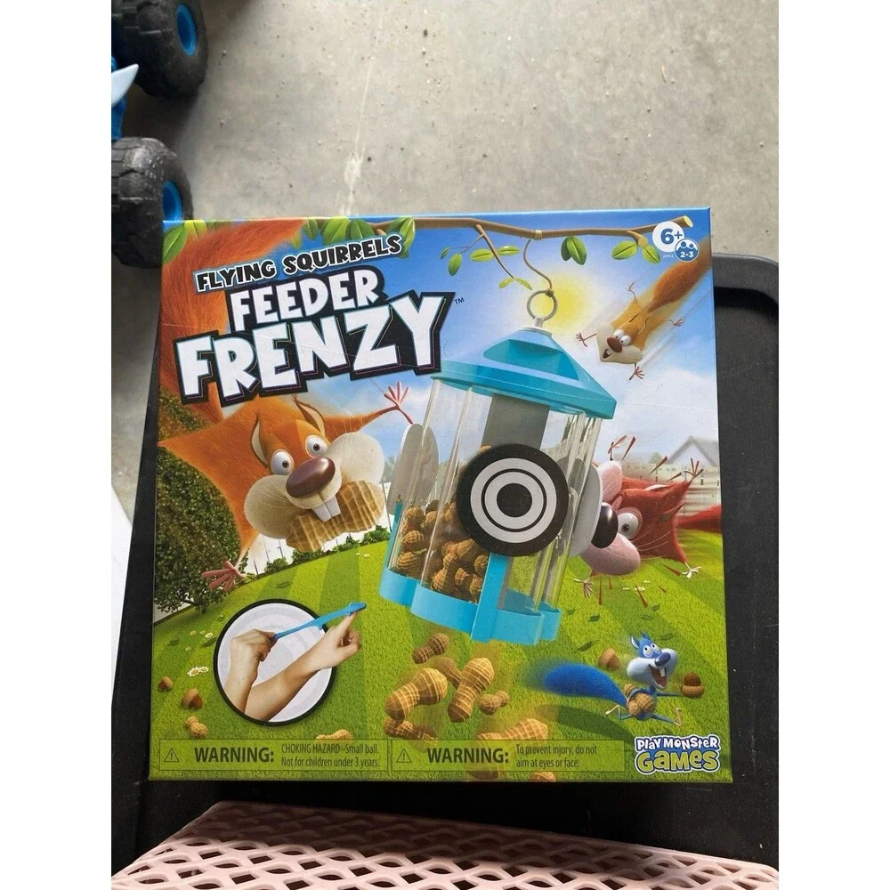 Flying Squirrels Feeder Frenzy Board Game PlayMonster Kids Family Night Ages 6+