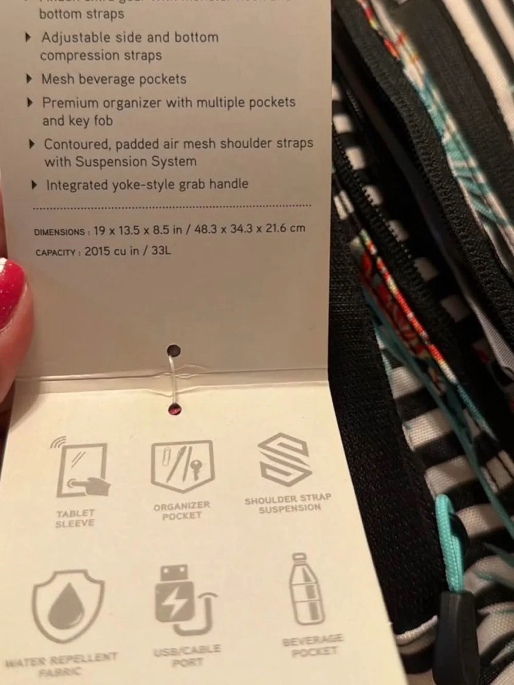 High Sierra stylish backpack