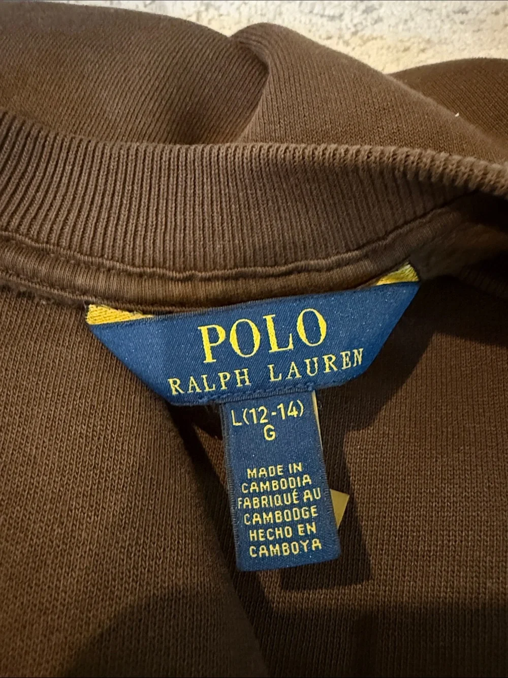 Ralph Lauren brown ralph