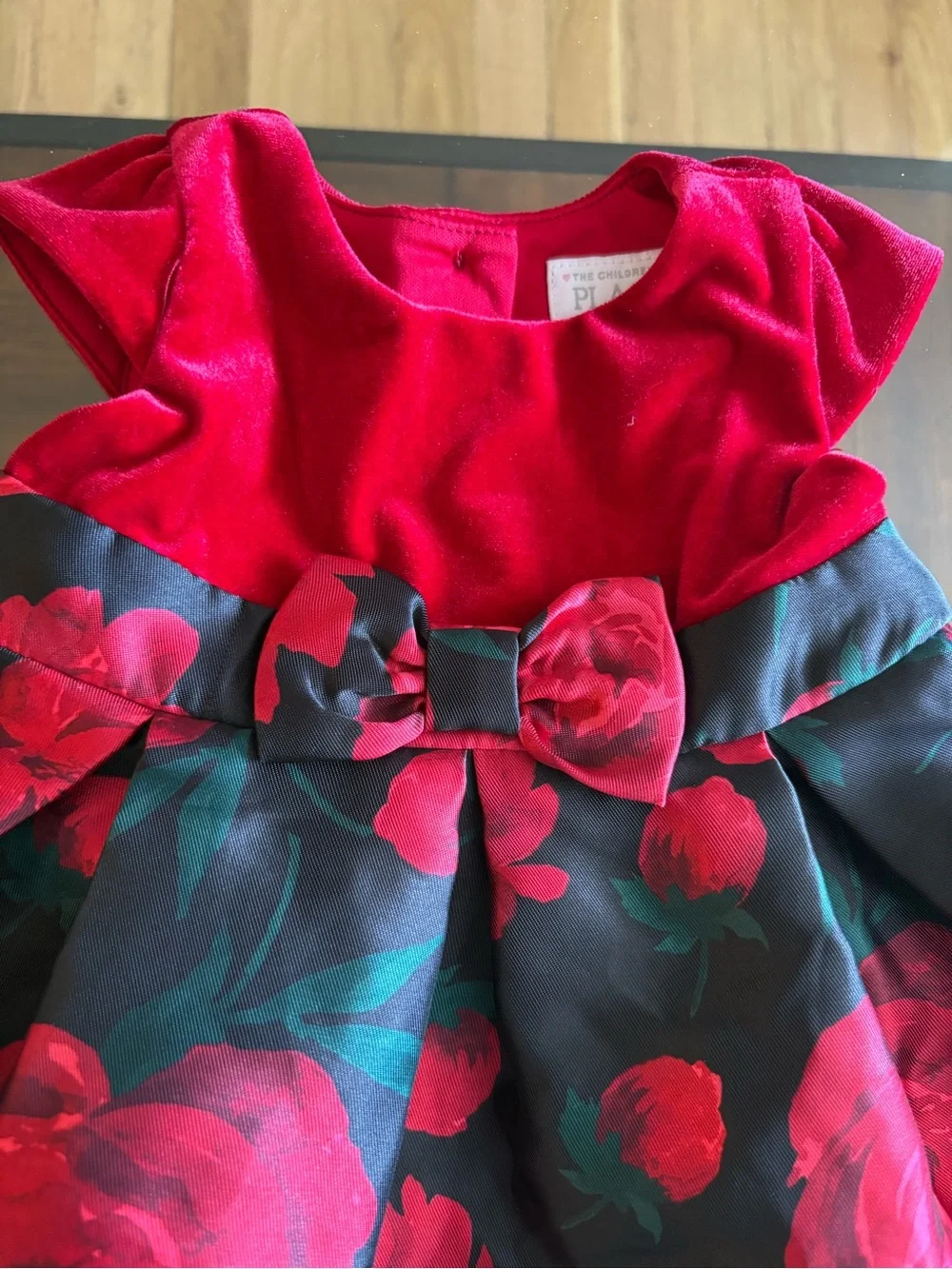 The Childrens Place velvet red