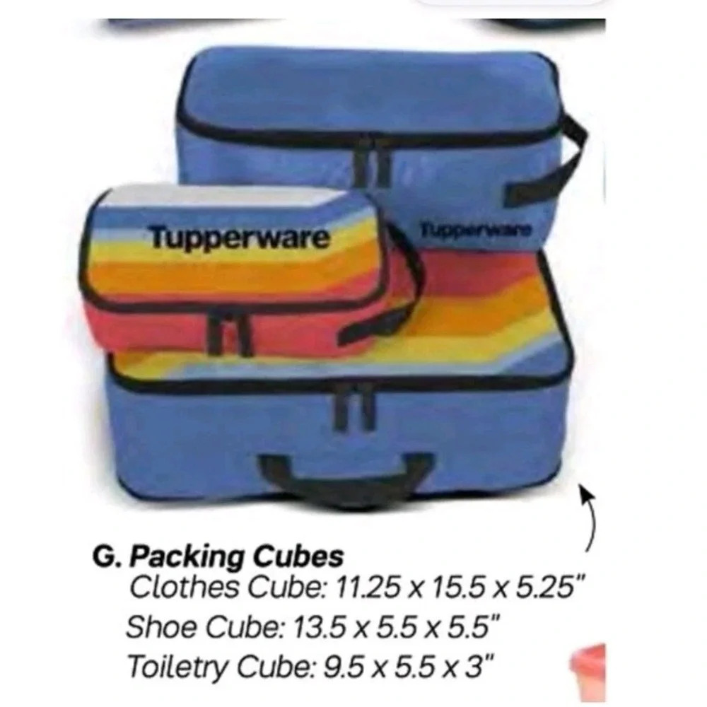 Tupperware packing toiletry
