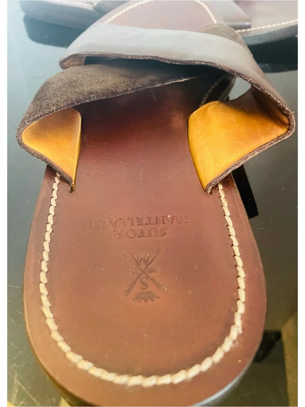 SUTOR MANTELLASSI BROWN SHOES – SIZE: 8 US / 7 UK Crisscross Retail $639