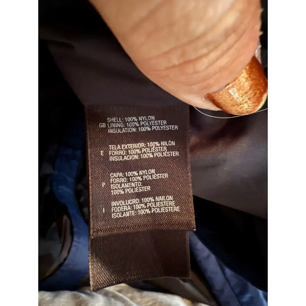 The North Face laying insulation