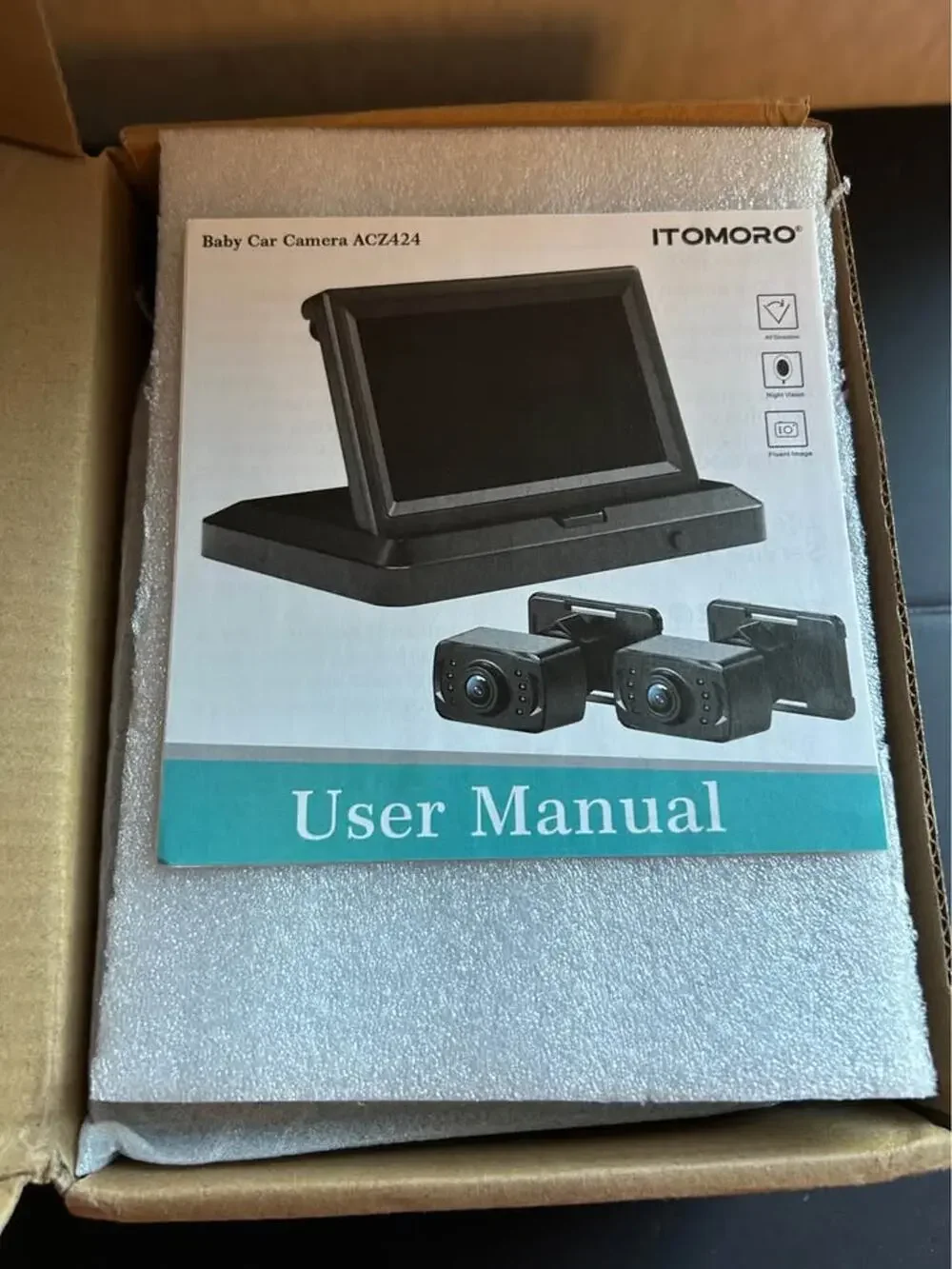 Itomoro Dual Baby Car Camera Monitor ACZ424