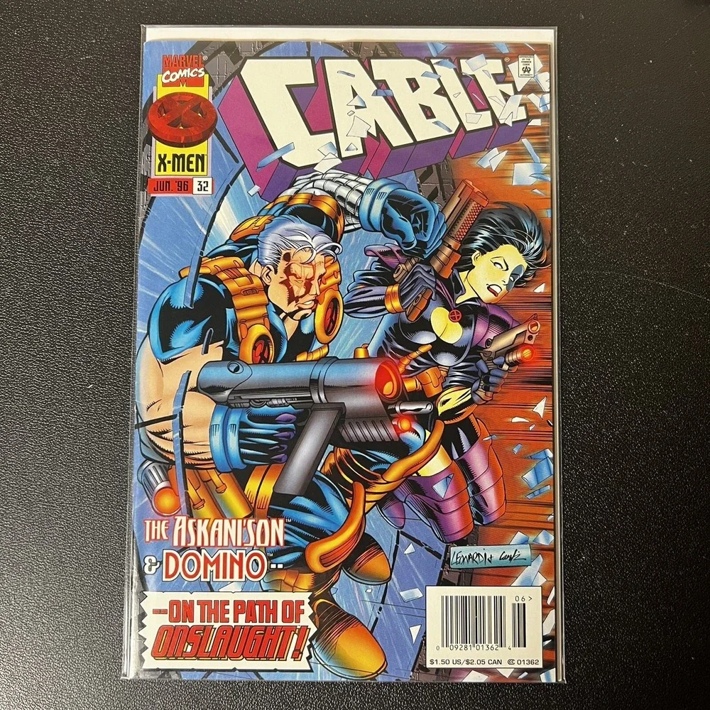 Cable #32‎ (June 1996) The Askani' Son & Domino - On the Path of Onslaught X-Men