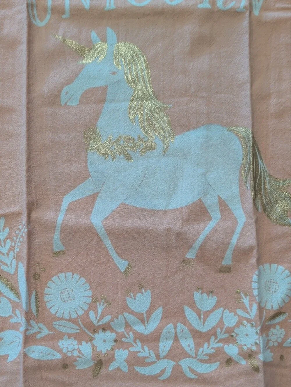 Paper Source peach towel