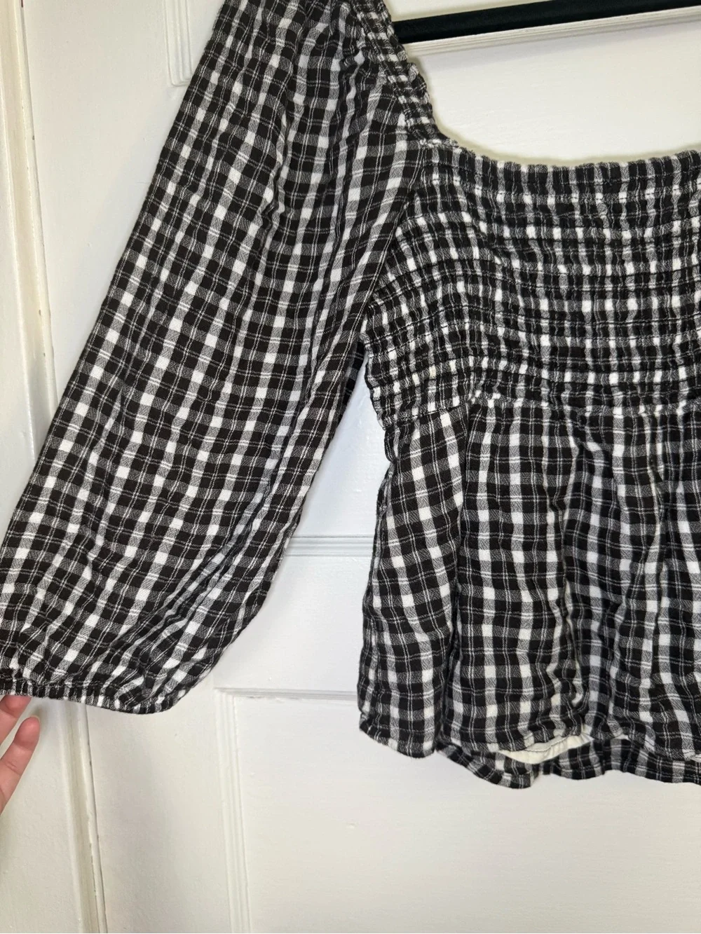 Abercrombie & Fitch smocked bodice