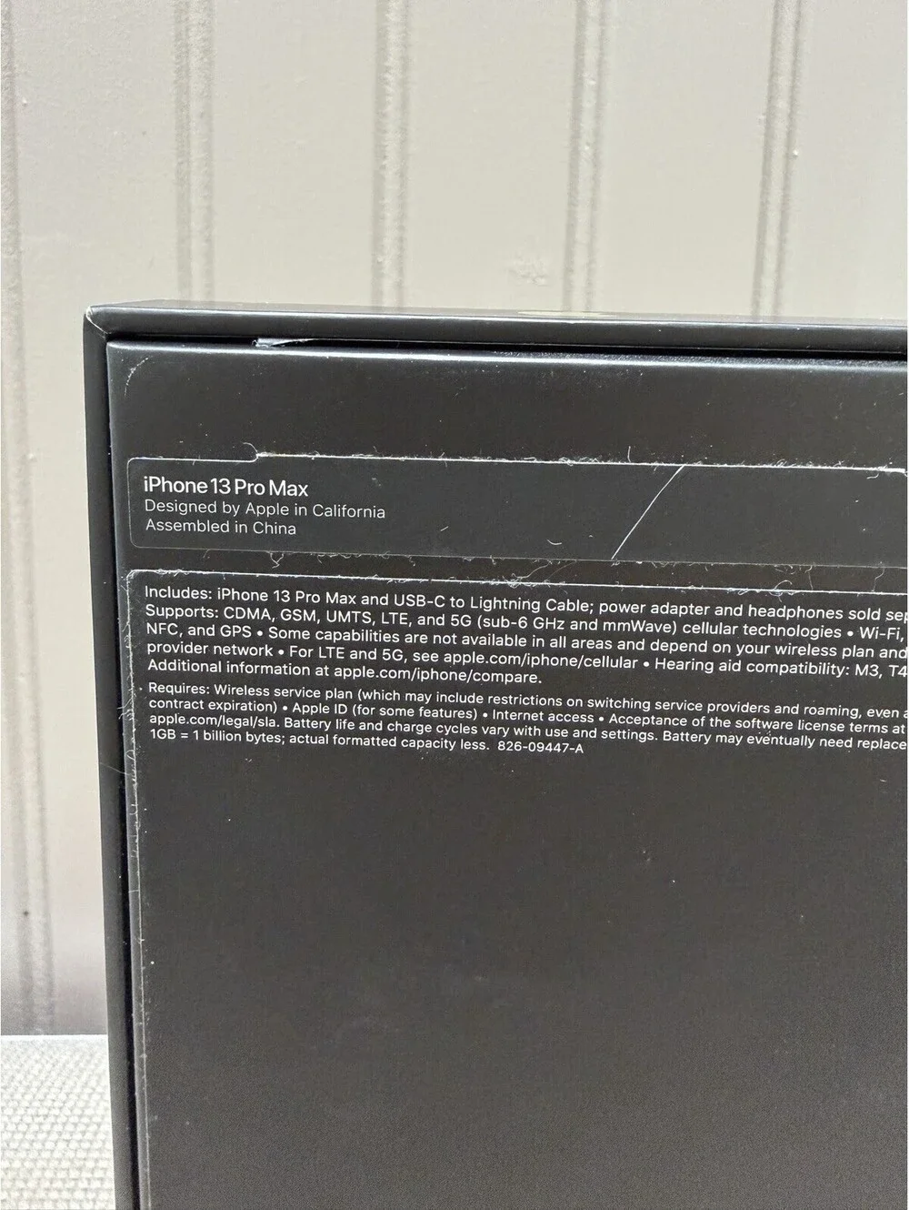 Apple product empty