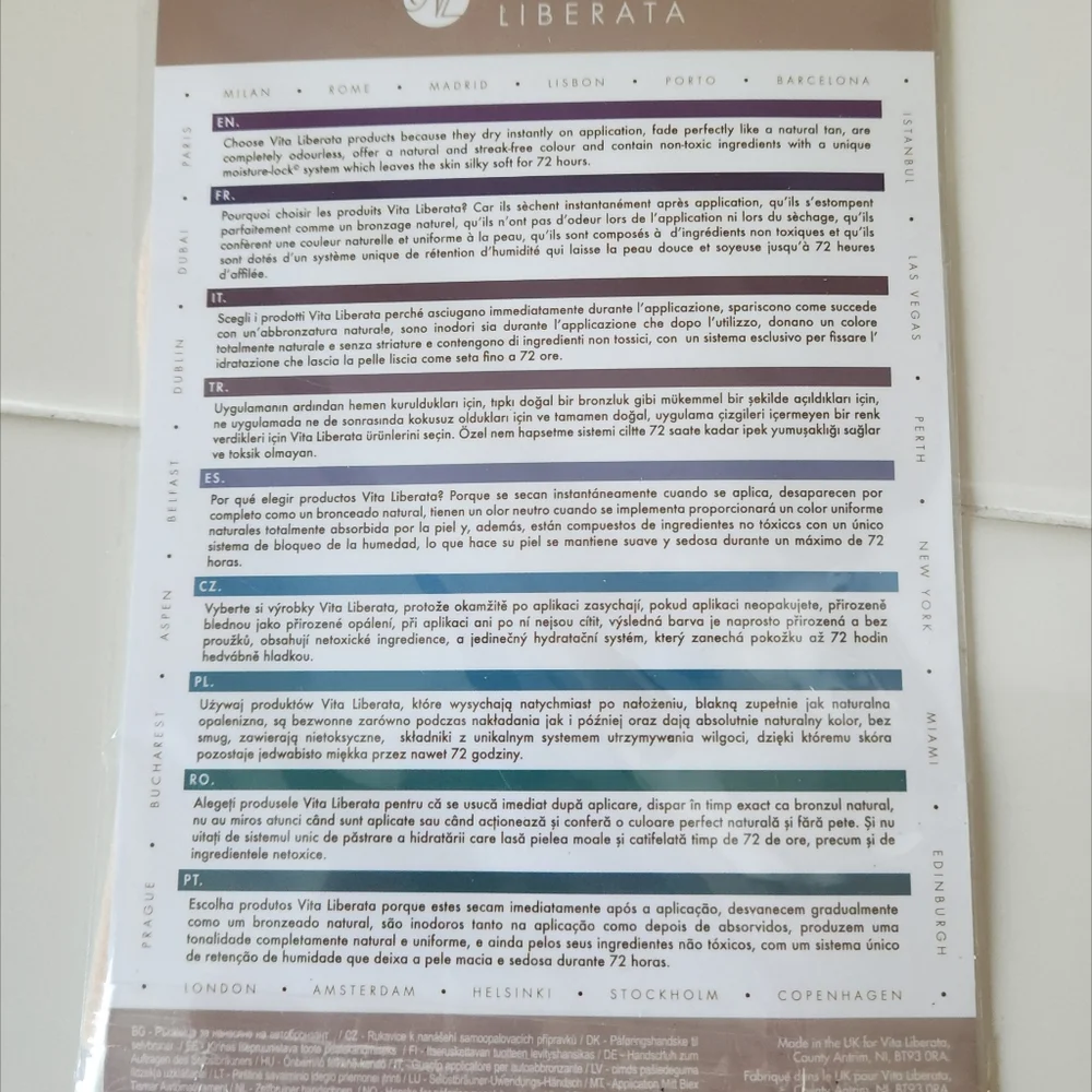 Vita Liberata brand new