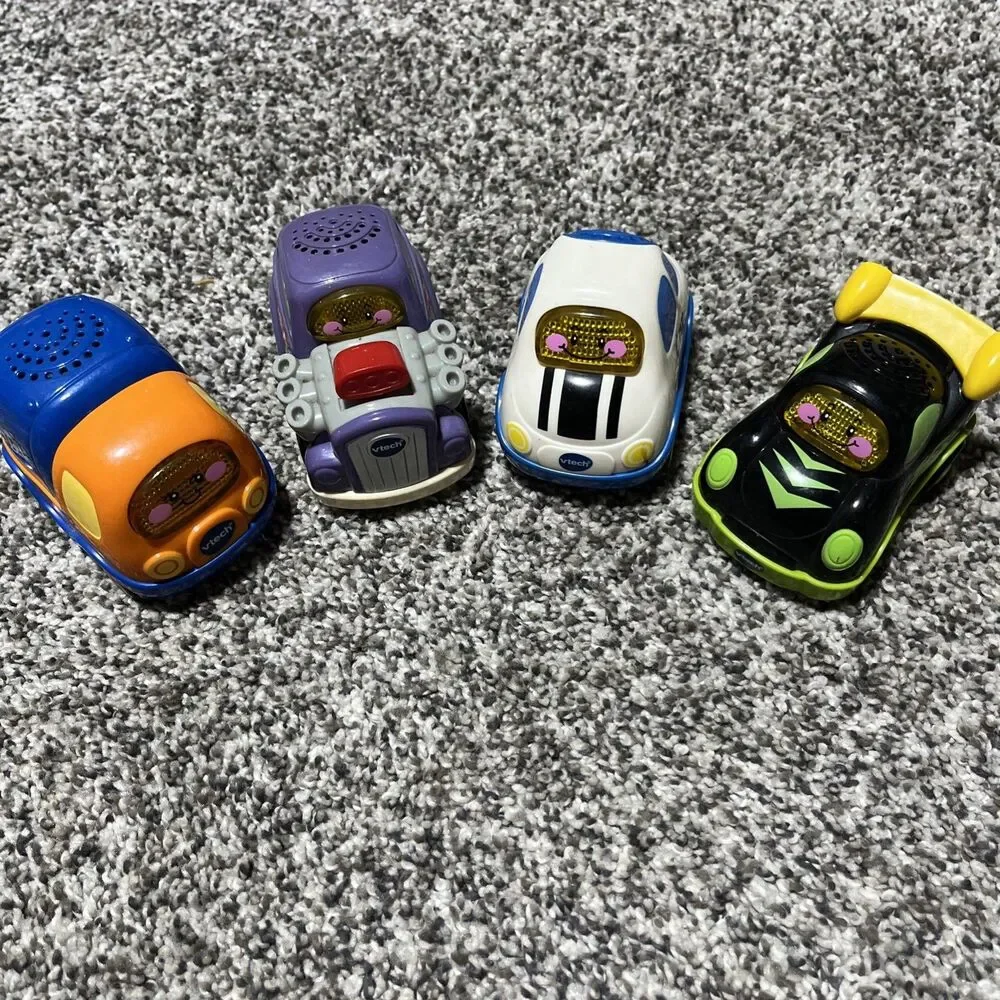 Vtech Go Go Smart Wheels Truck, Race Car, Car, Hotrod- Lights & Sounds Lot Of 4