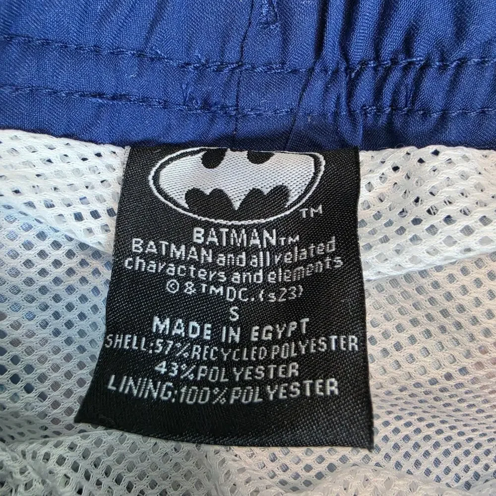 Batman Joker Surfing Swim Trunks Men's Size Small Blue Pink Board Shorts NWT