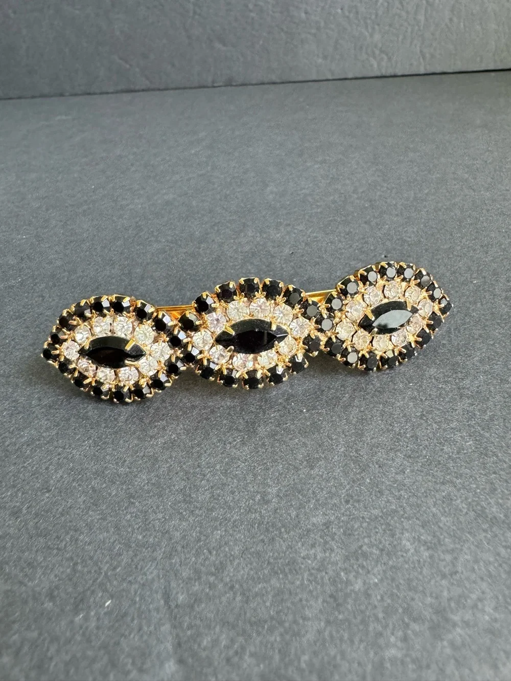 Vintage rhinestone hair