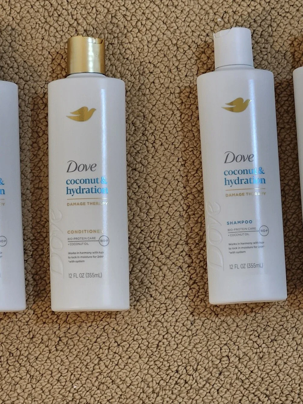 Brand New Sets of Dove Coconut & Hydration Shampoo and Conditioner Sets 12 fl oz