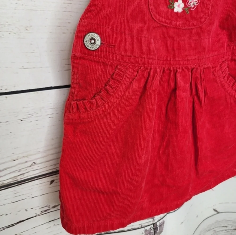 OshKosh Red‎ Corduroy Dress