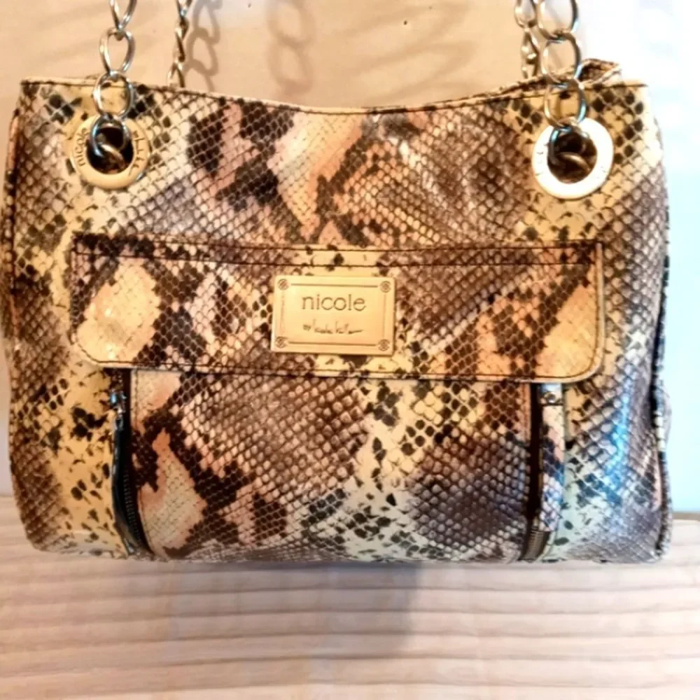 Nicole Miller large snakeskin