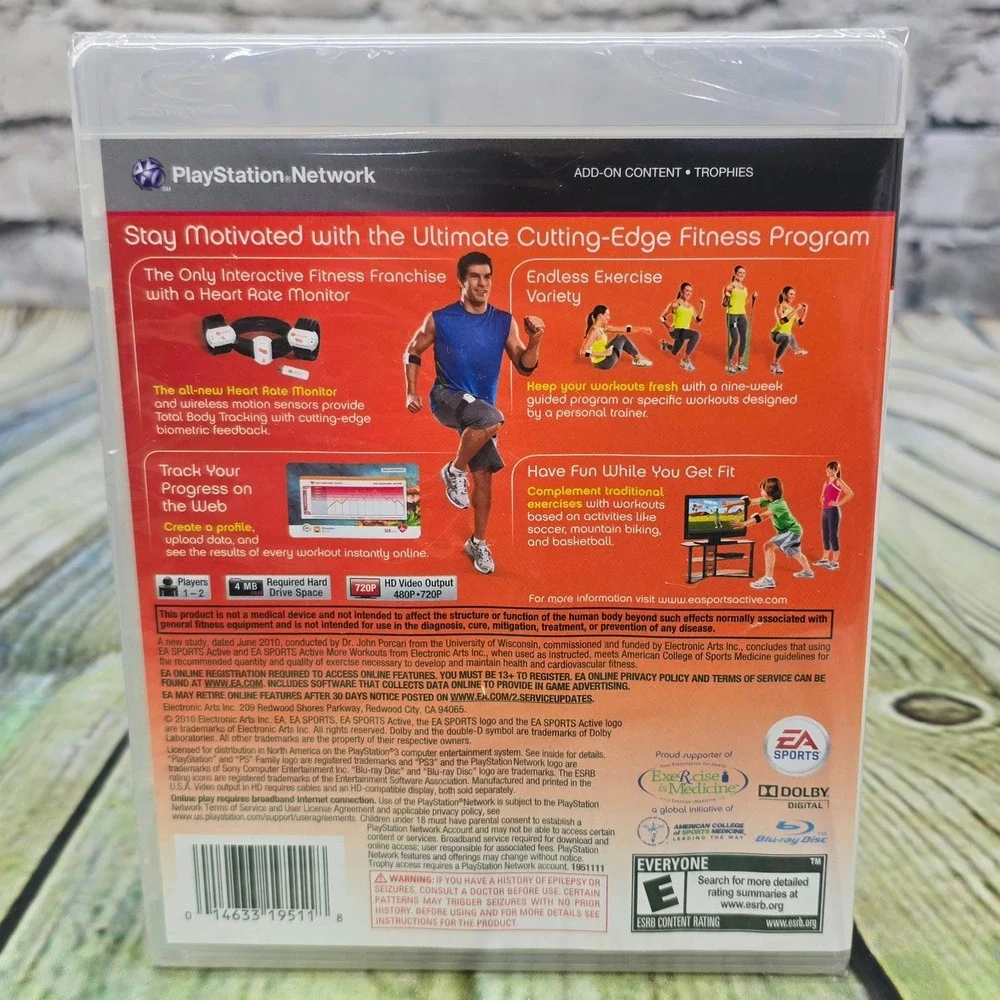EA Sports Active 2 Personal Trainer Sony PlayStation 3 PS3 2010 New Sealed‎