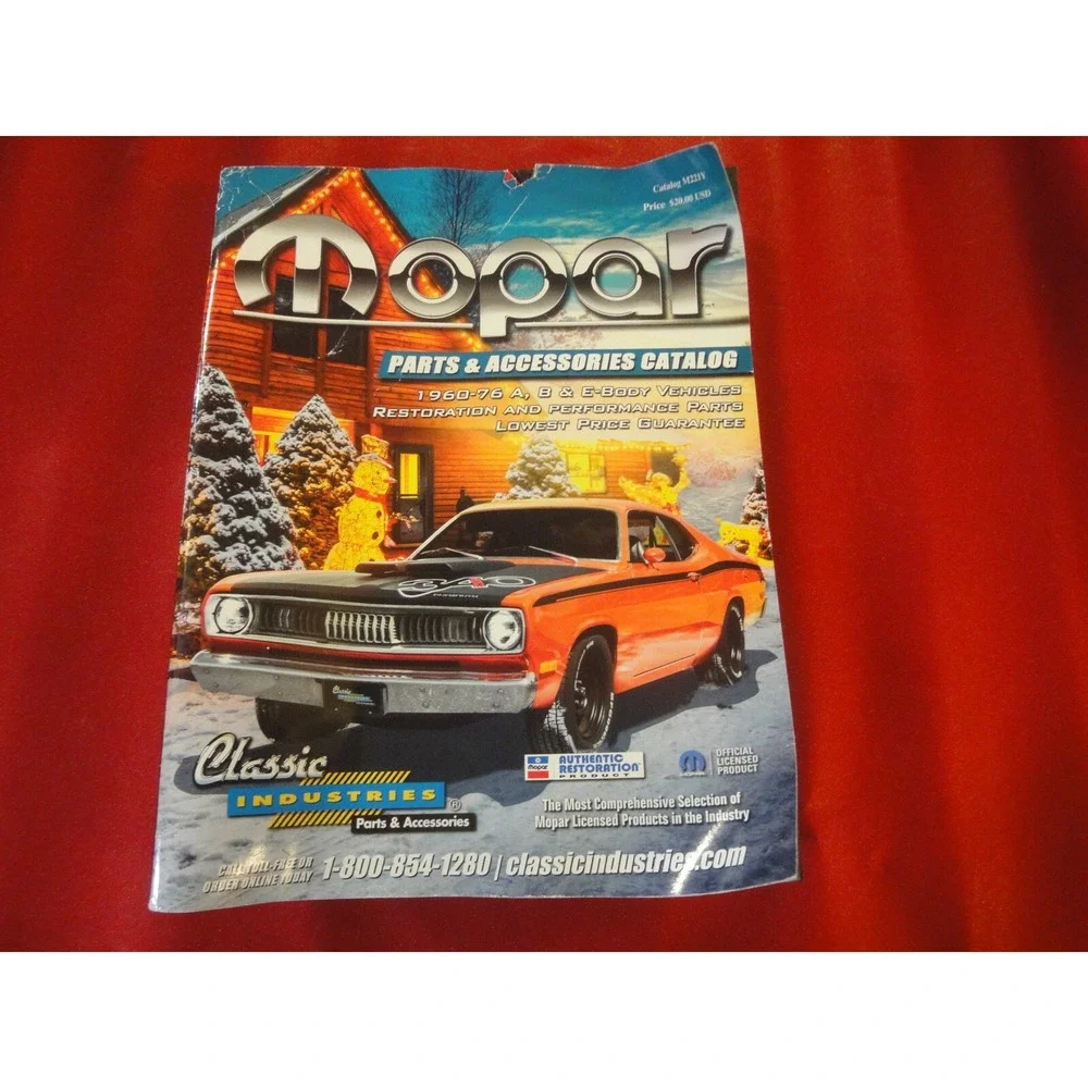Mopar‎ 1960-76 A B & E body vehicles restoration performance parts acc catalog