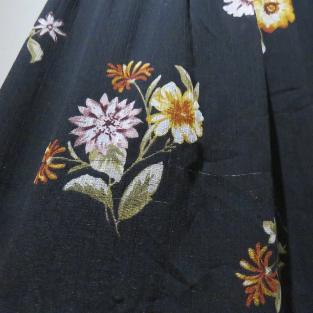 Abercrombie & Fitch Black Floral Maxi Dress