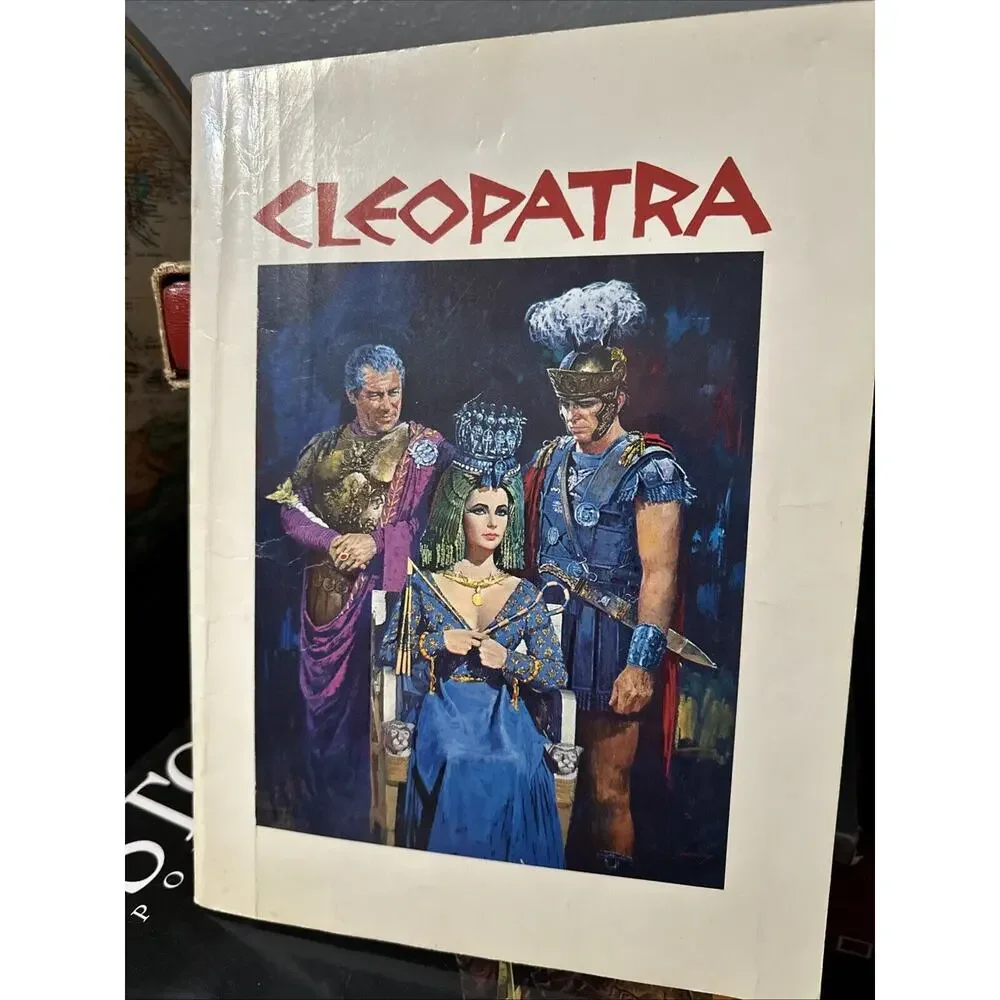 Cleopatra Movie Book Booklet Burton‎ Harrison Fox 1963
