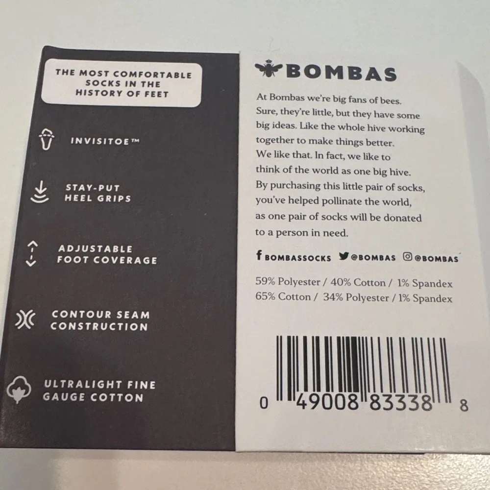 Bombas women’s invisitoe stay