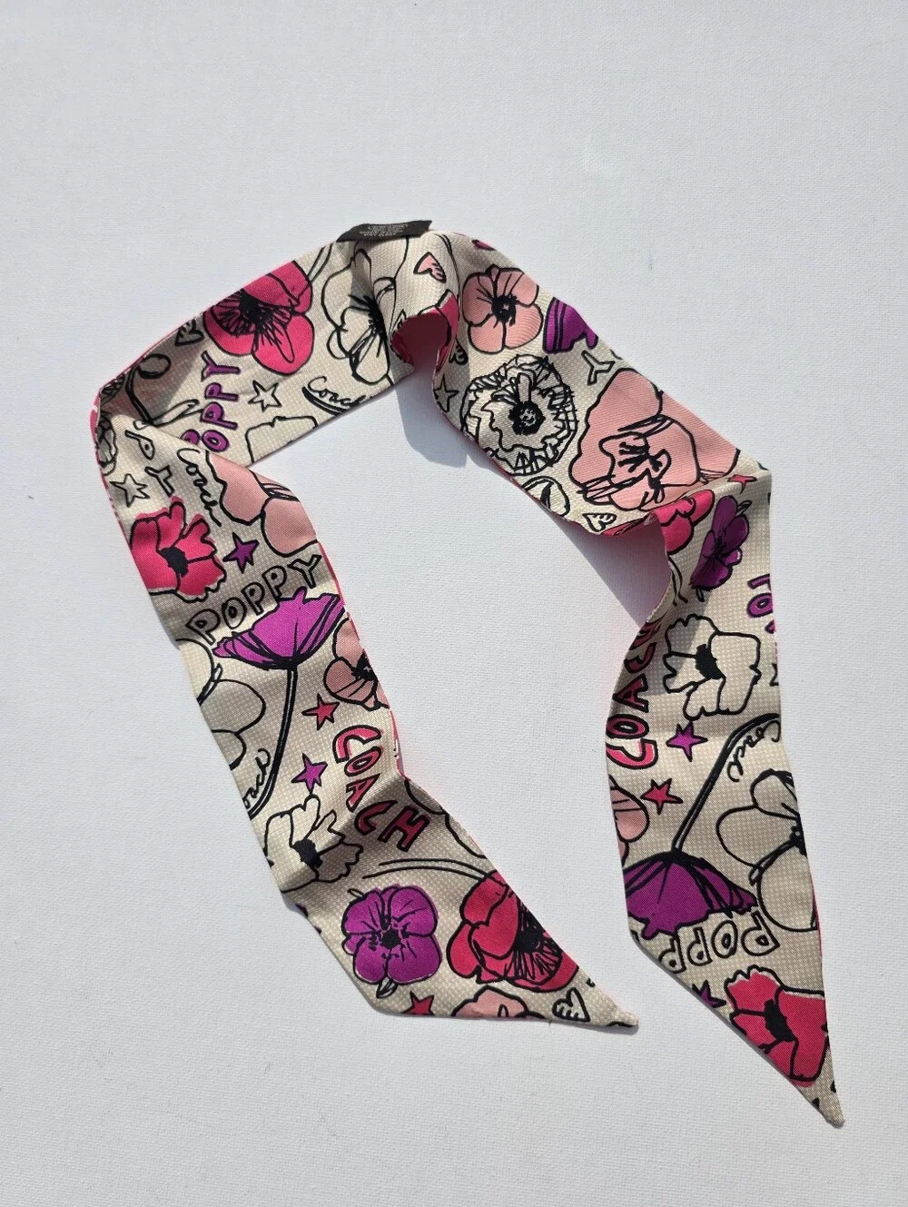 Coach reversible twilly