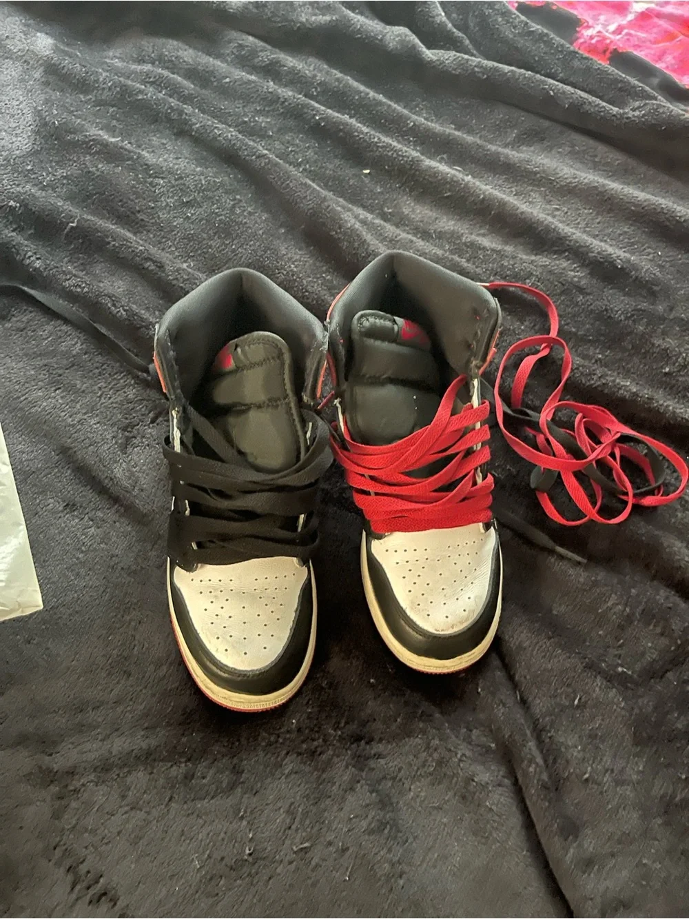 Nike swoosh upper