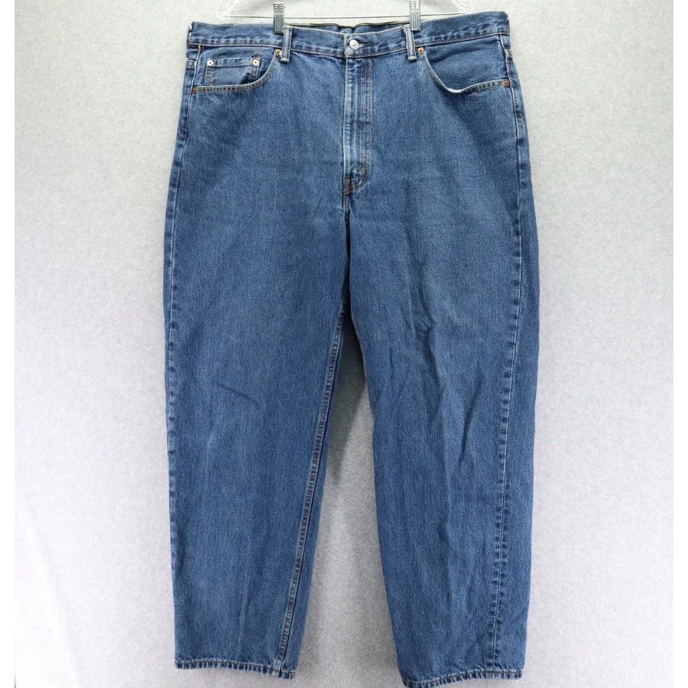 Levi's 550 Jeans Mens 42x32 Relaxed Fit 5-Pocket‎ Cotton Denim Blue