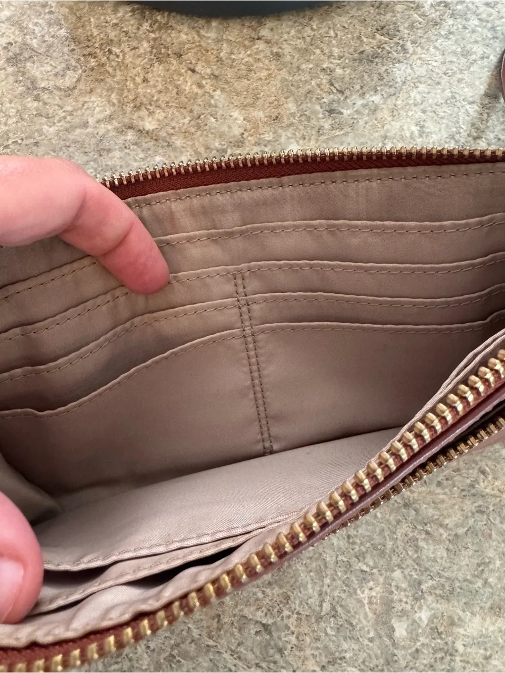 Coach leather wallet