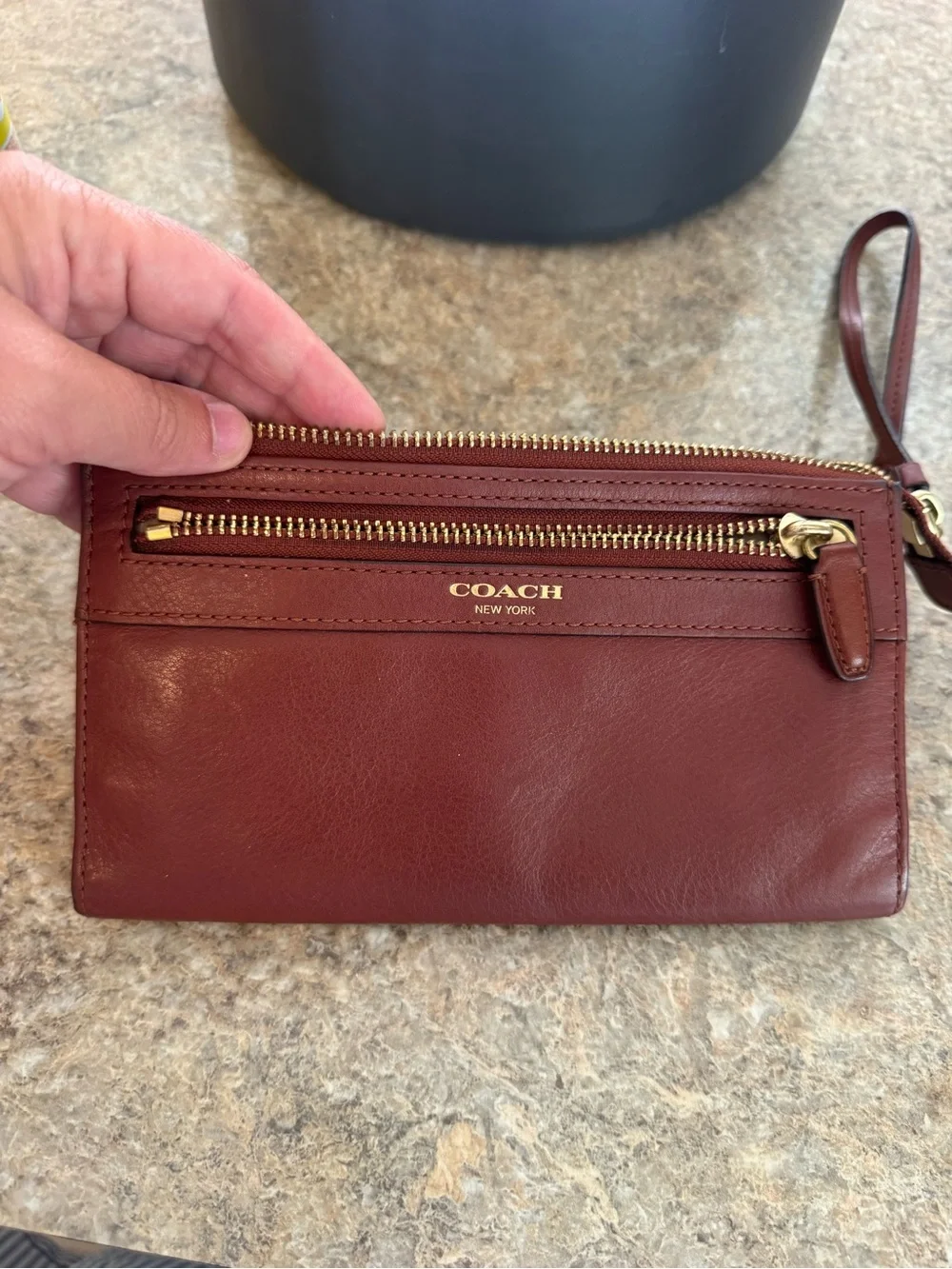 Coach leather wallet