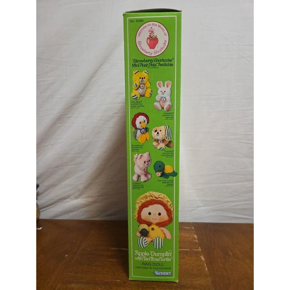 Apple Dumplin' Strawberry Shortcake's Friend Rag Doll Kenner 1984 NIB Vintage