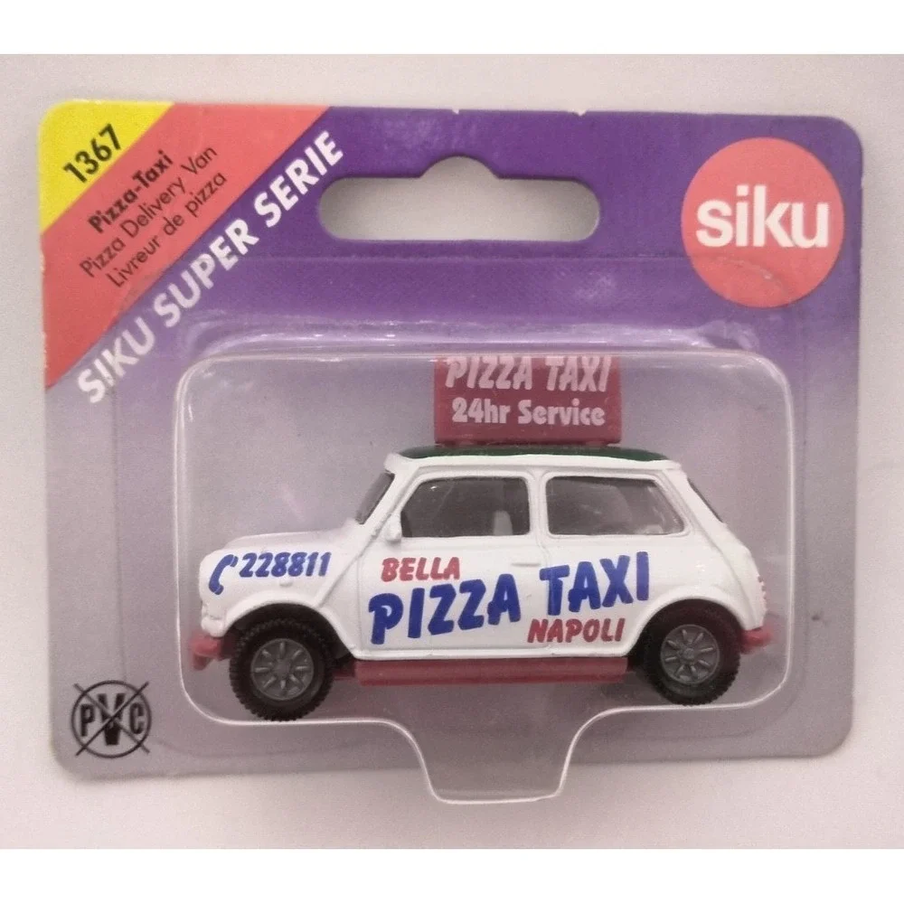 SIKU Super Serie Bella Pizza Taxi Napoli‎ - 1367  Mini Cooper Delivery