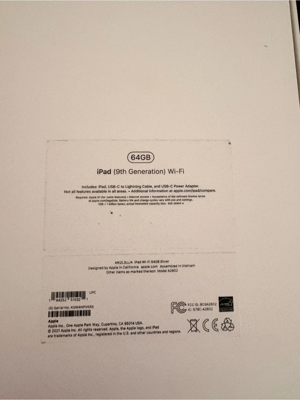 Apple ipad clean
