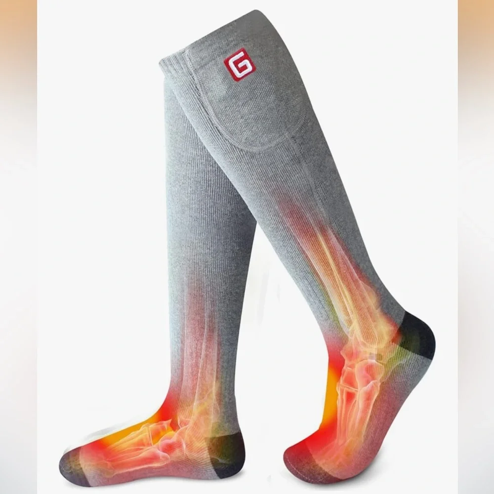 ray Compression Knee-High Socks with Supportive Cushioning -
