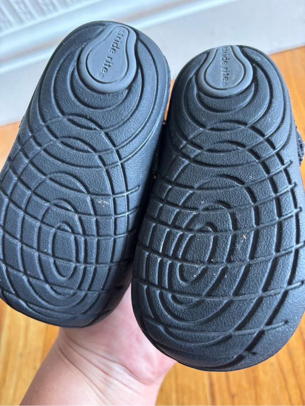 Stride Rite shiny patent