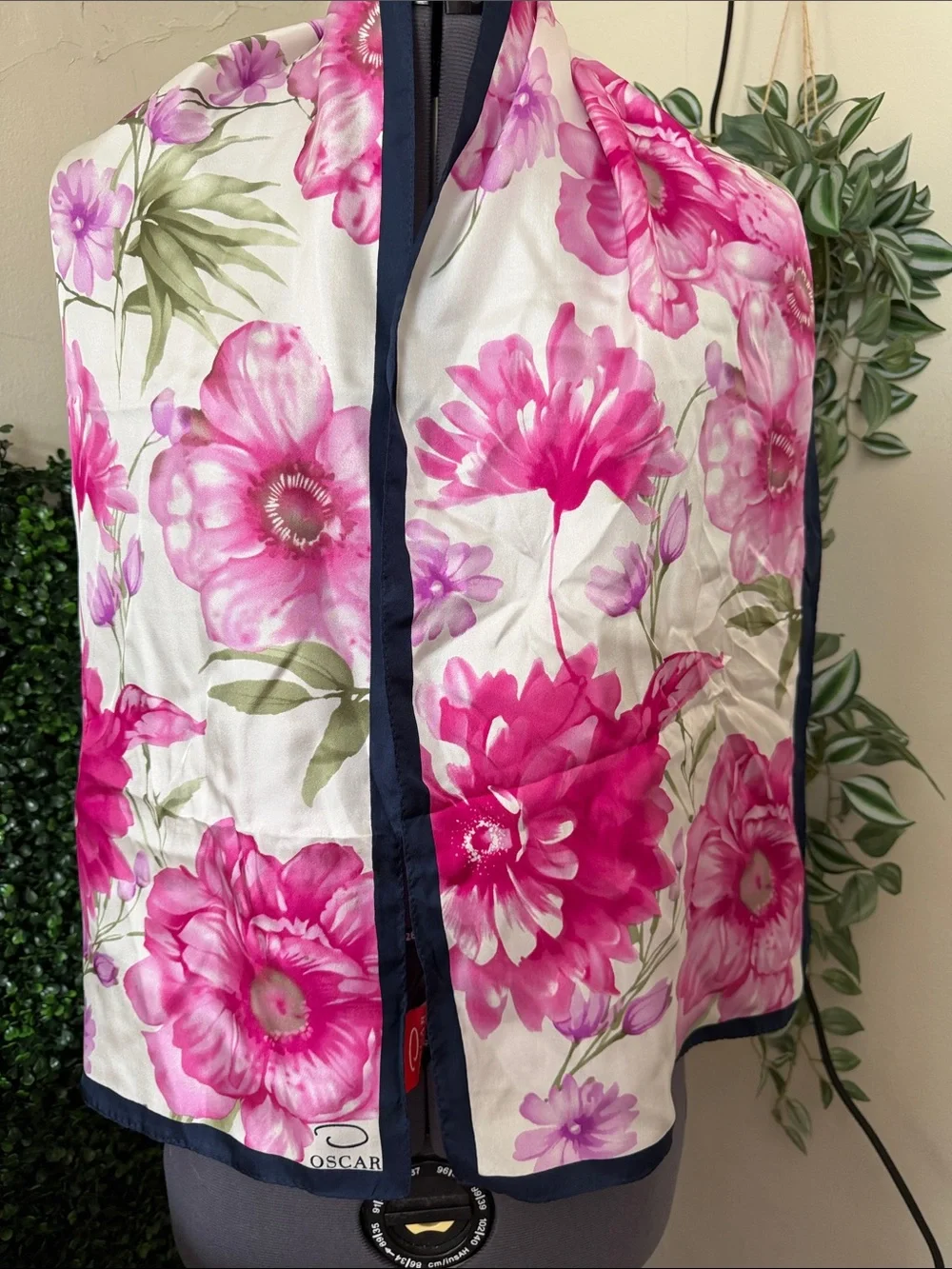 Oscar de la Renta silk scarf