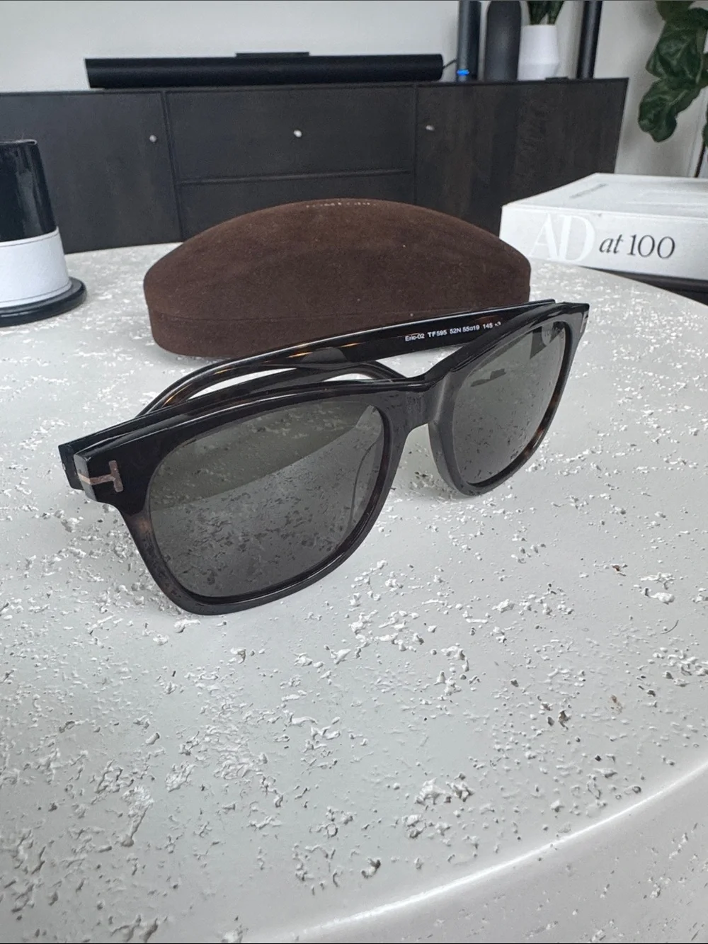Tom Ford polished tortoise