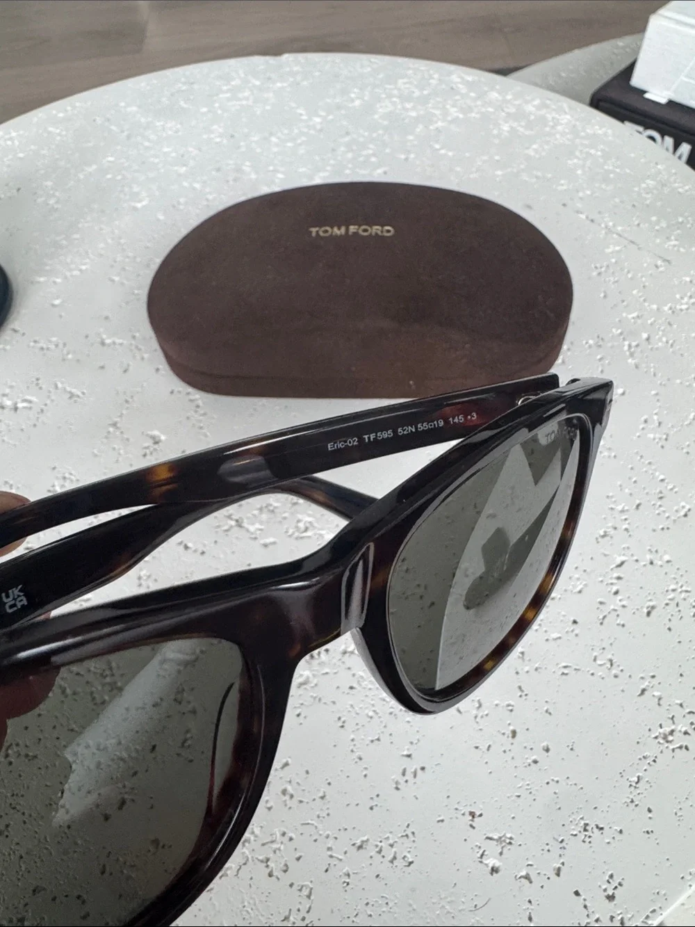 Tom Ford polished tortoise