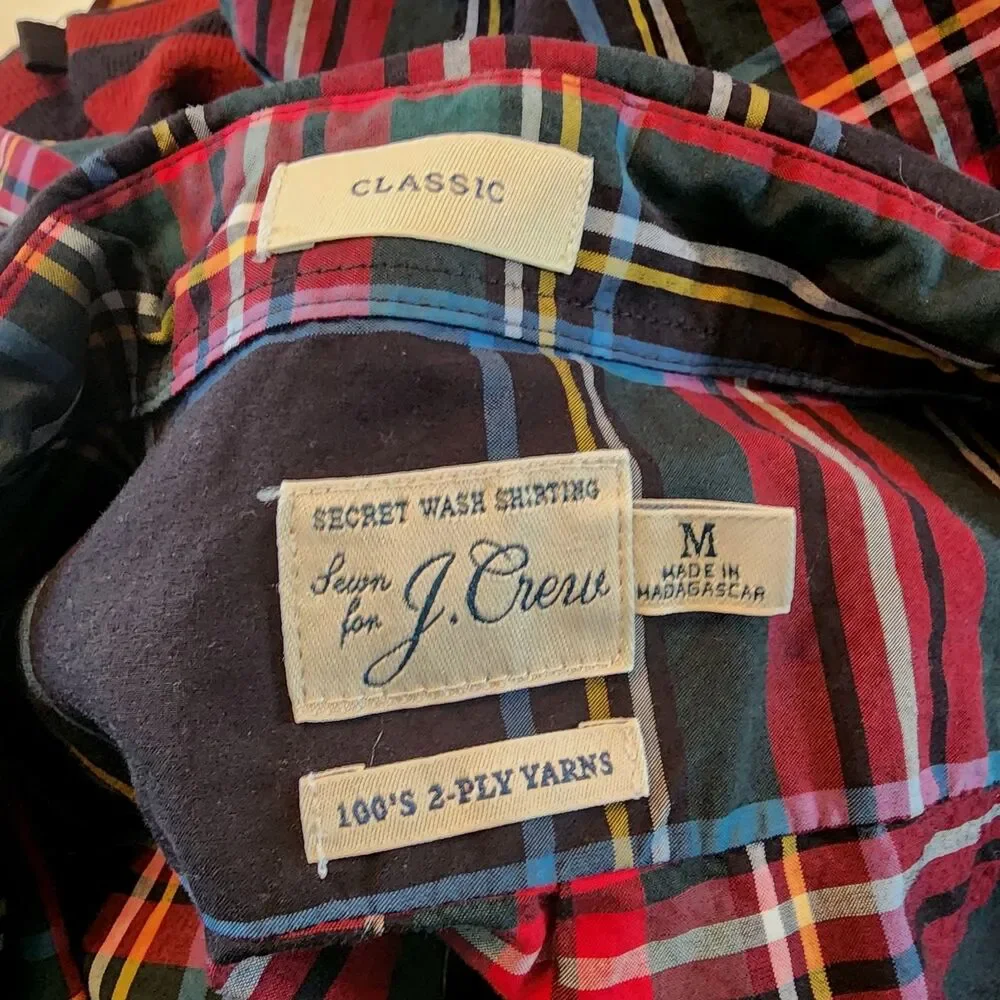 J. Crew dressed fit