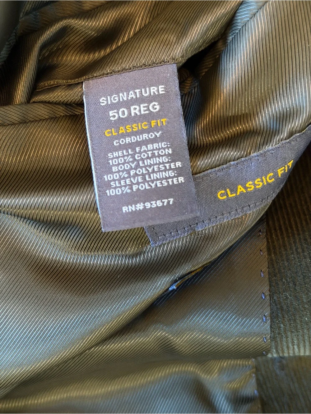 Stafford nwot tailored