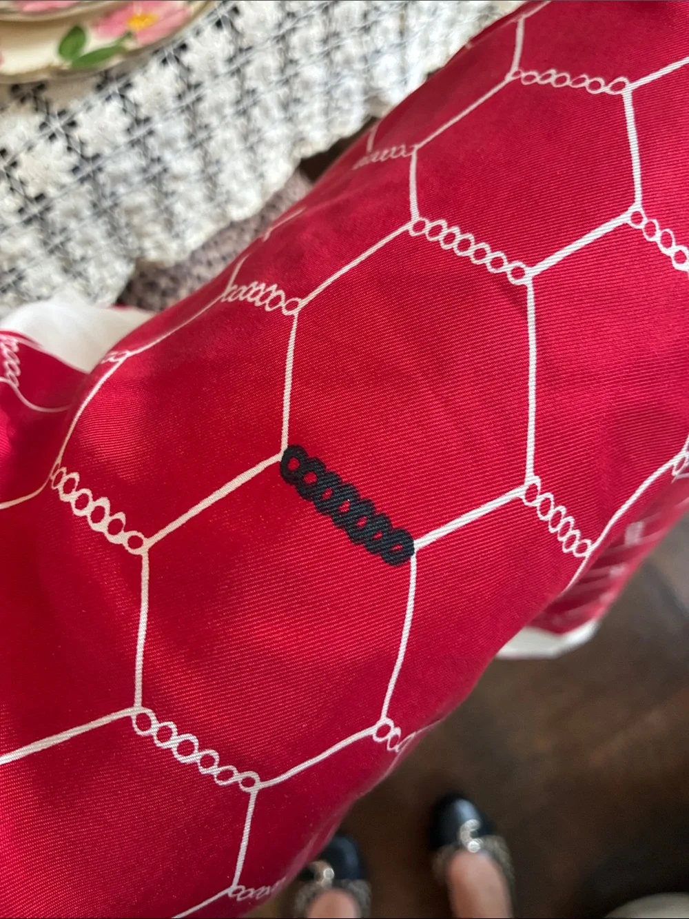 Vintage elegant silk