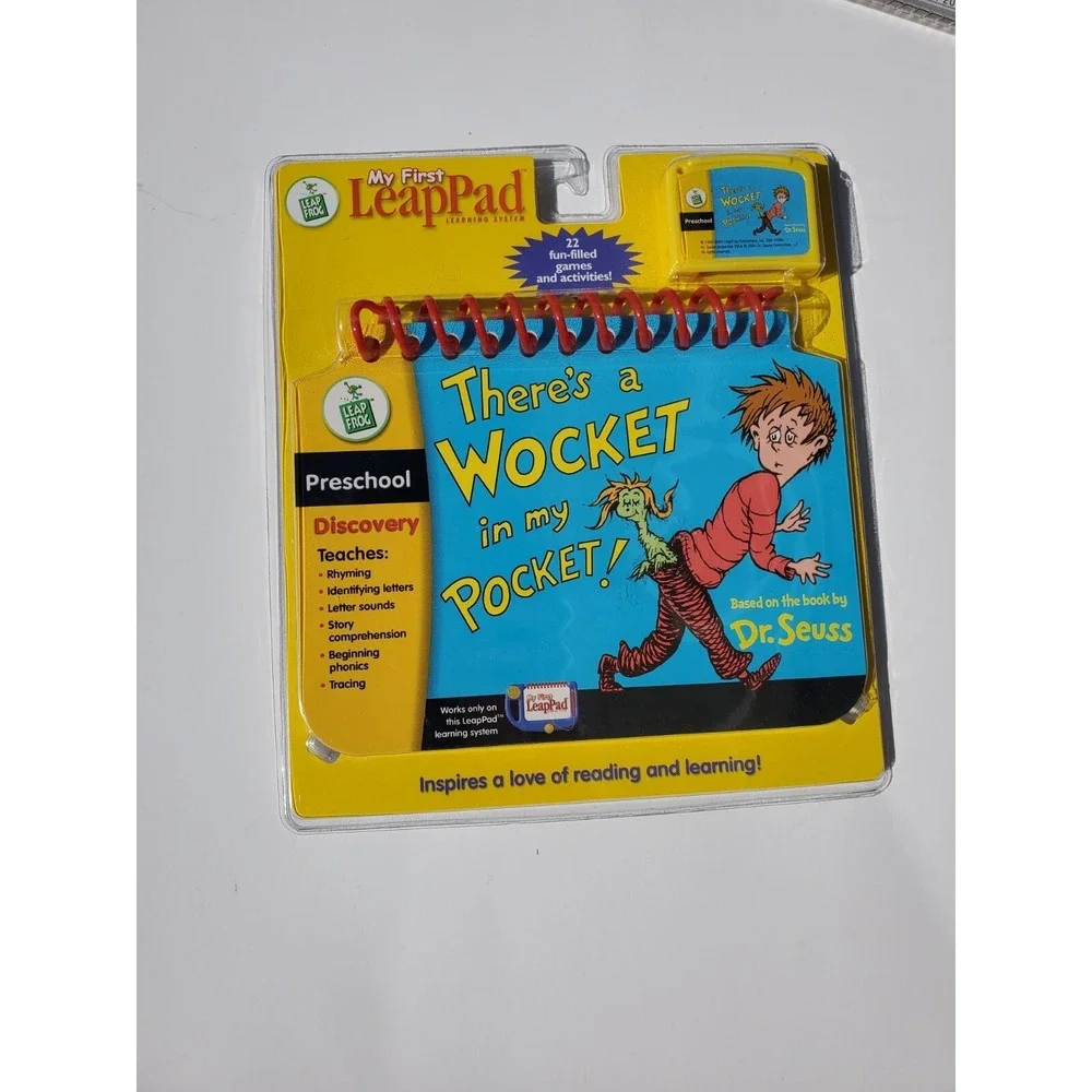 Leap Frog My First‎ LeapPad THERE'S  A WOCKET IN MY POCKET New (Dr. Seuss)