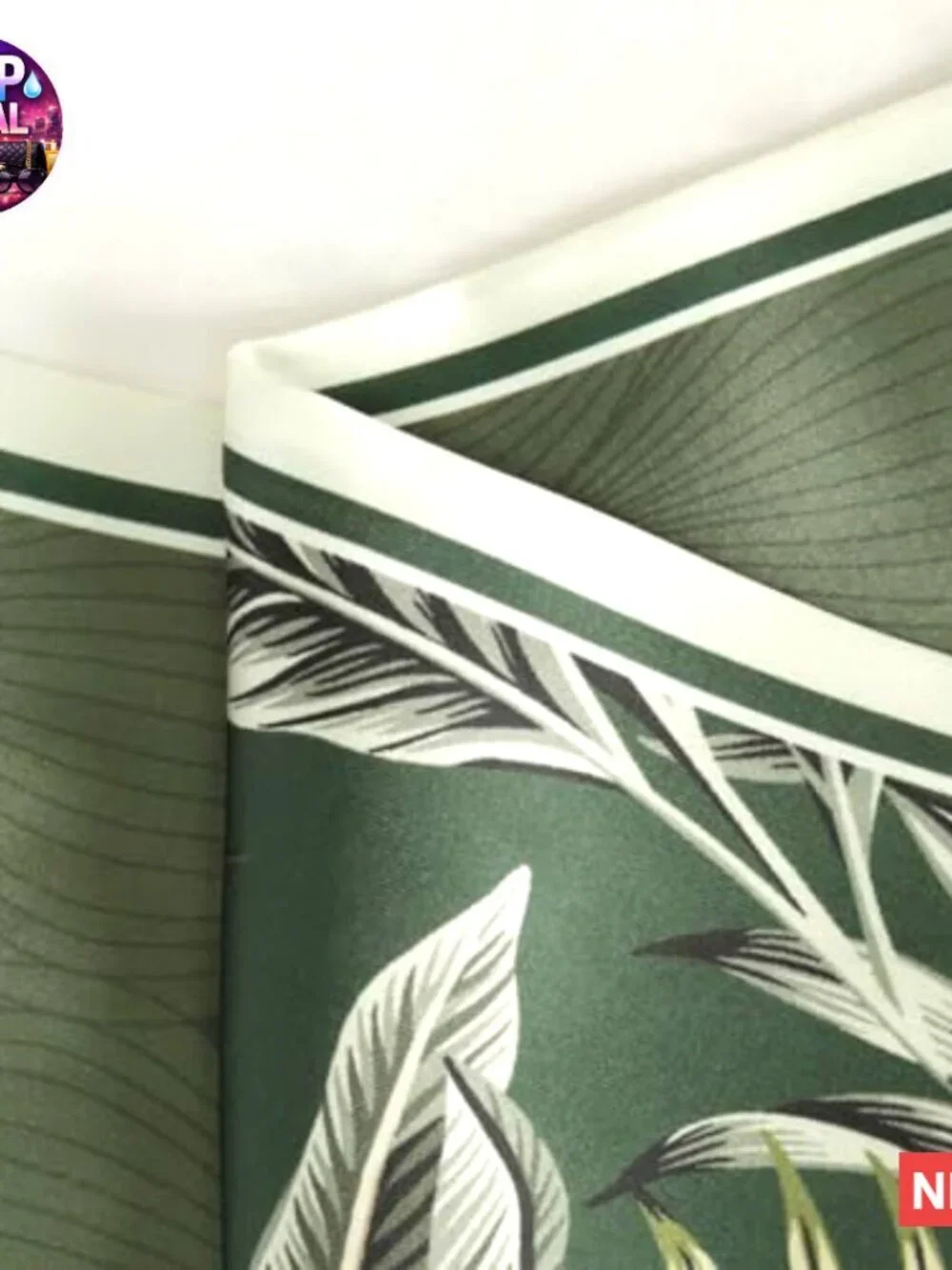 N/A printed silk